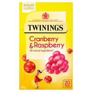 Twinings Cranberry & Raspberry Envelope Tea 20