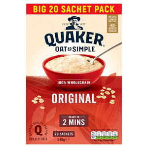 Quaker Oat So Simple Original 20 x 27g