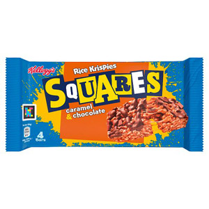 Kelloggs Chocolate Caramel Krispie Squares 4 Pack
