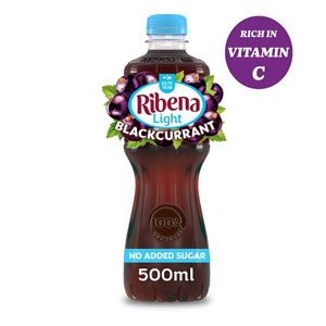 Ribena Blackcurrant Light Bottle