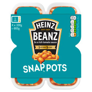 Heinz Beanz Snap Pots