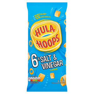 KP Hula Hoops Salt and Vinegar 6 Pack