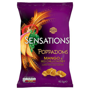 Sensations Mango & Red Chilli Chutney Poppadoms