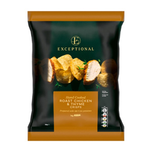 Asda Exceptional By Hand Cooked Roast Chicken & Thyme Crisps