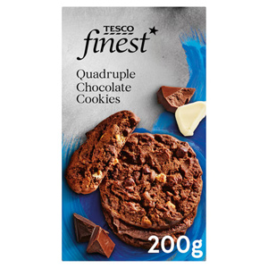 Tesco Finest Quadruple Chocolate Cookies