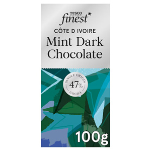 Tesco Finest Mint 47% Dark Chocolate