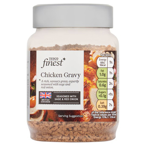 Tesco Finest British Chicken Gravy Granules - Sage & Red Onion