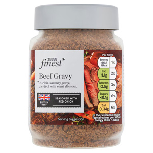 Tesco Finest British Beef & Red Onion Gravy Granules