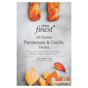 Tesco Finest Parmesan & Garlic Twists