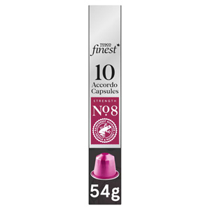 Tesco Finest 10 Accordo Capsules No. 8 Strength