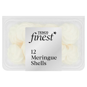 Tesco Finest Meringue Shells 12 Pack