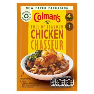 Colmans Chicken Chasseur Sachet