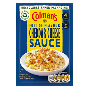 Colmans Cheddar Cheese Sauce Sachet