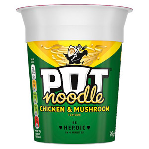 Pot Noodle Chicken and Mushroom