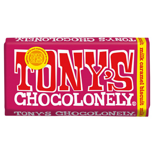 Tonys Chocolonely Fairtrade Milk Caramel Biscuit