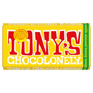 Tonys Chocolonely Fairtrade Milk Almond Honey