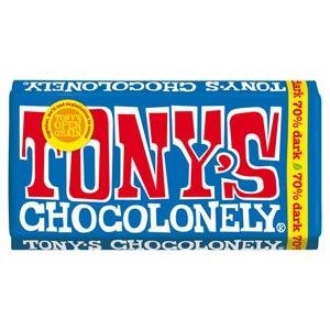 Tonys Chocolonely Fairtrade 70% Dark Chocolate