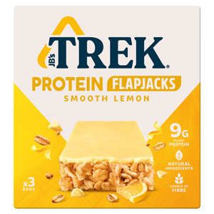 TREK Smooth Lemon Protein Flapjack 3 x 50g