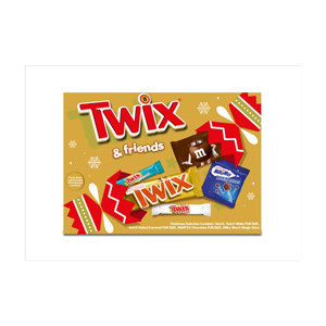 Twix and Friends Chocolate Medium Christmas Selection Box x 6