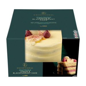 Exceptional By Asda Lemon & Blackcurrant Cake