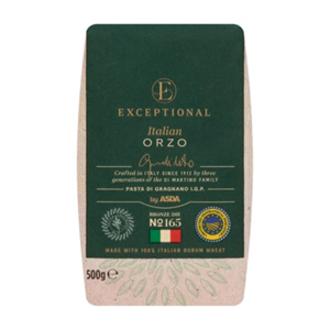 Exceptional By Asda Italian Orzo