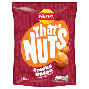 Walkers Thats Nuts Smoky Bacon Peanuts