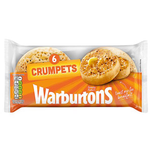 Warburtons Crumpets 6 Pack