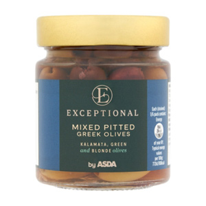 Exceptional By Asda Mixed Pitted Greek Olives