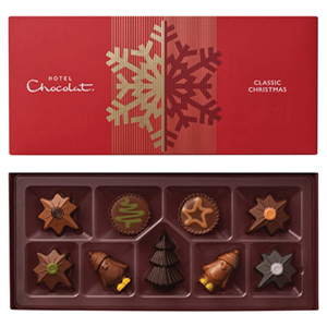 Hotel Chocolat Classic Christmas 9-Piece Boxed Chocolate Selection