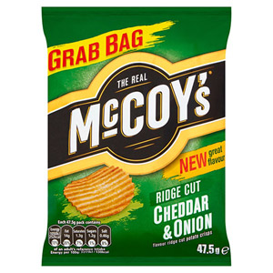 McCoys Cheddar and Onion 36 x 45g
