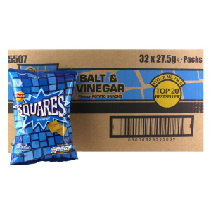 Squares Salt & Vinegar - 32 x 40g