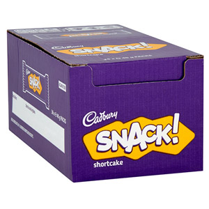 Cadbury Single Snack Shortcake - 36 x 40g