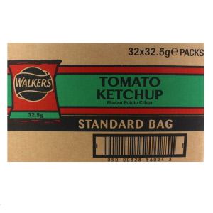 Walkers Crisps Tomato Ketchup - 32 x 32.5g