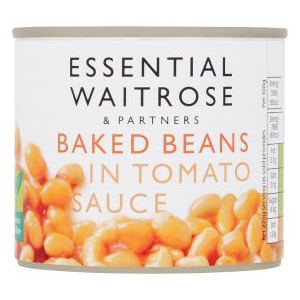 Essential Waitrose Baked Beans in Tomato Sauce Small Tin