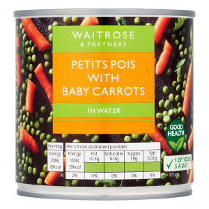 Essential Waitrose Petit Pois & Baby Carrots