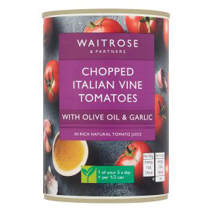 Waitrose Tomatoes with Olive Oil & Garlic