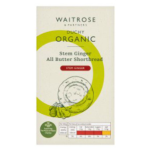 Waitrose Shortbread Stem Ginger