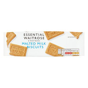 Essential Waitrose Malted Milk Biscuits
