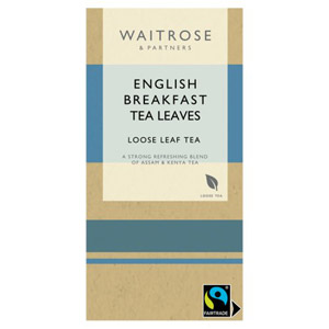 Waitrose Fairtrade English Breakfast Loose Leaf Tea