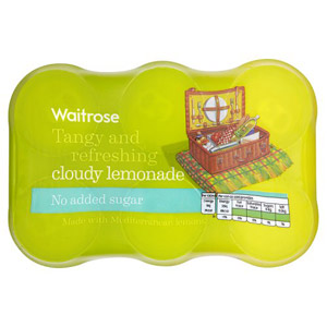 Waitrose Cloudy Lemonade Low Calorie 6 Pack