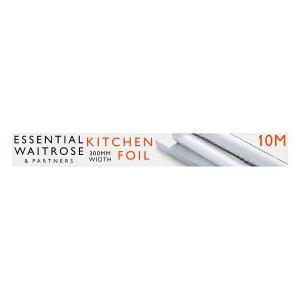 Essential Waitrose Aluminium Foil 300mmx10m