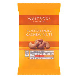 Waitrose Roasted Salted Cashews