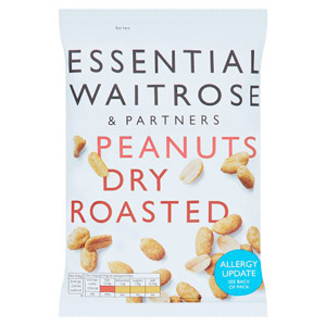 Essential Waitrose Large Dry Roasted Peanuts