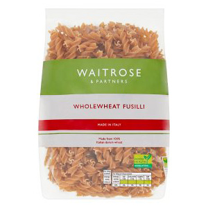 Waitrose Wholewheat Fusilli