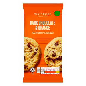 Waitrose Cookies Chocolate Chip & Orange