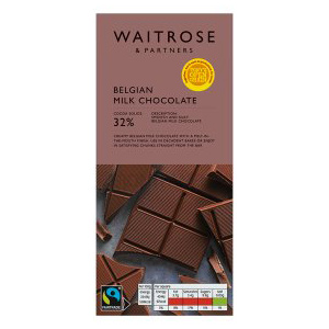 Waitrose Cooks Ingredients Milk Cooking Chocolate