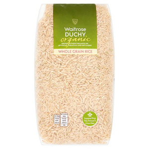 Waitrose Duchy Organic Whole Grain Rice Large