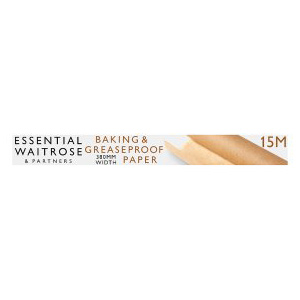Essential Waitrose Baking & Greaseproof Paper 375mm x10m