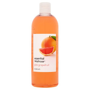 Essential Waitrose Bubble Bath Pink Grapefruit