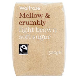 Waitrose Sugar Light Brown Soft
